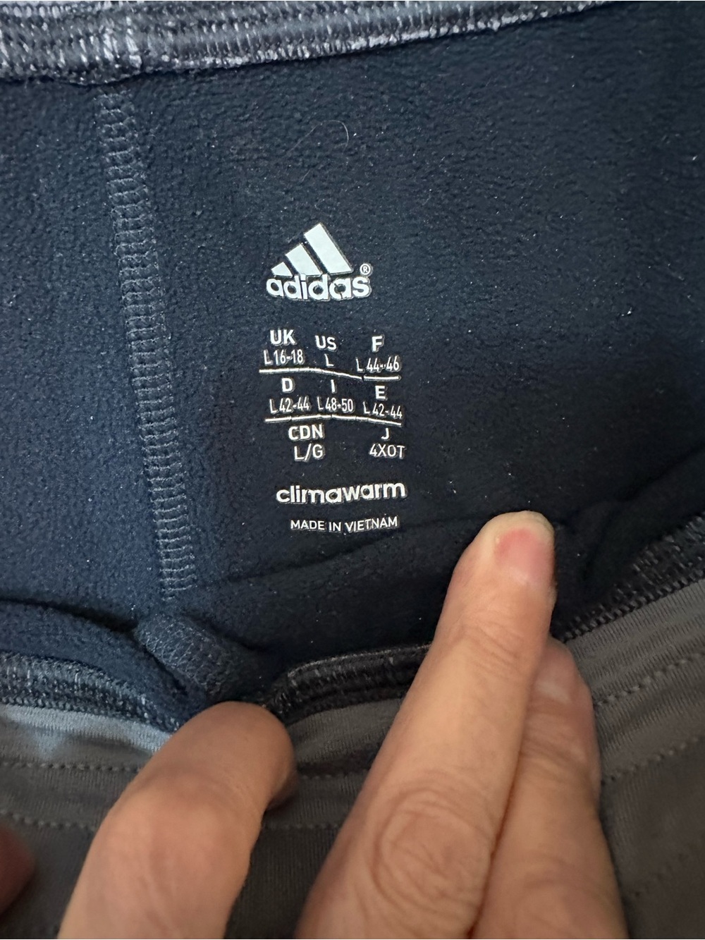 Adidas dark grayJogger Sweatpants with Drawstring - Picture 3 of 3